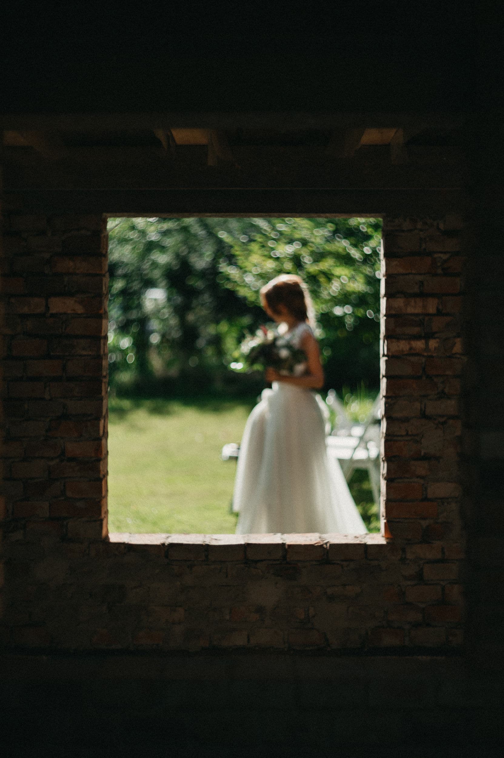 Nevěsta v Šilheřovicích, umělecká fotografie